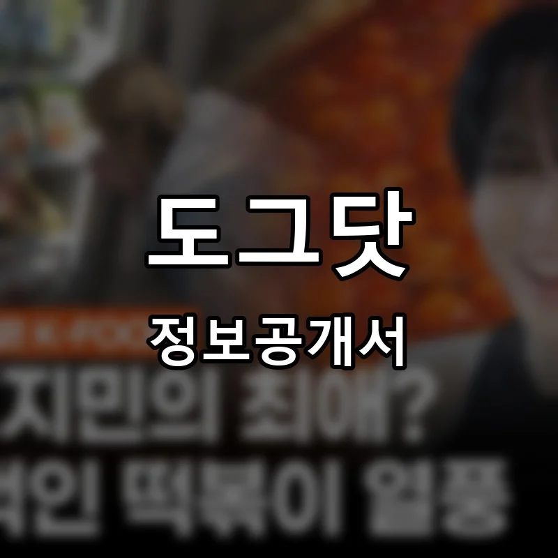 도그닷(DOGDOT) 프랜차이즈 정보공개서 요약 2025.05.02