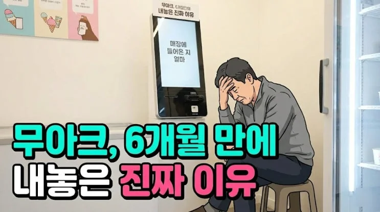 무인 아이스크림 창업의 진실: 6개월 만에 양도양수 매물로 나오는 이유