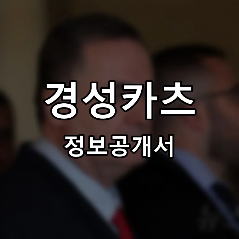 경성카츠 프랜차이즈 창업 비용 정보공개서 요약