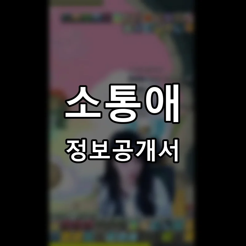 소통애 프랜차이즈 창업 비용 정보공개서 요약