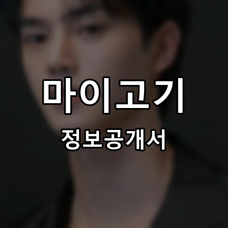 마이고기 프랜차이즈 창업 비용 정보공개서 요약