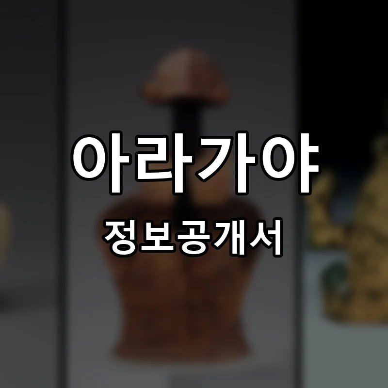아라가야 프랜차이즈 정보공개서