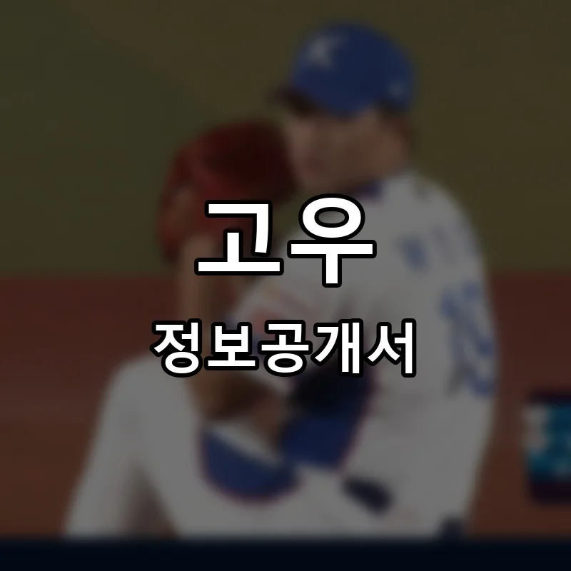 고우 프랜차이즈 창업 비용 정보공개서 요약