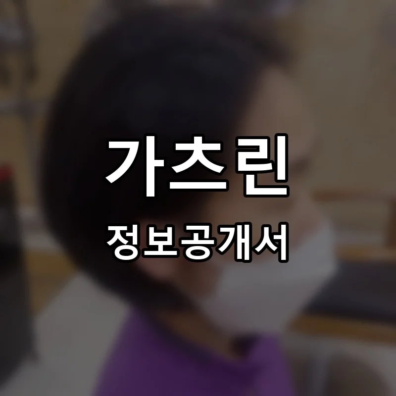 가츠린 프랜차이즈 창업 비용 정보공개서 요약