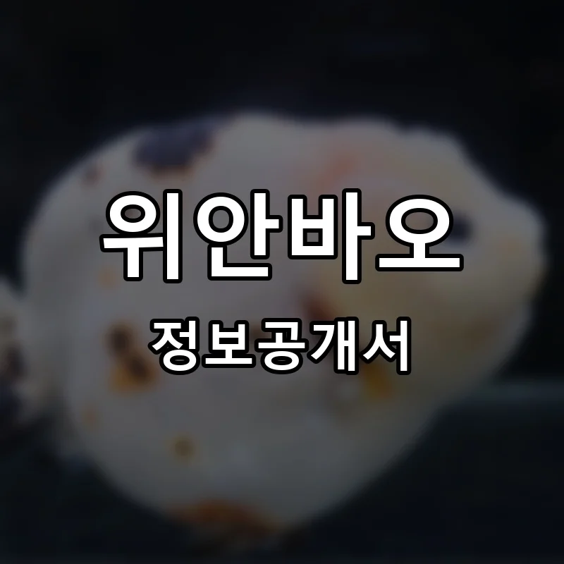 위안바오 프랜차이즈 창업 비용 정보공개서 요약