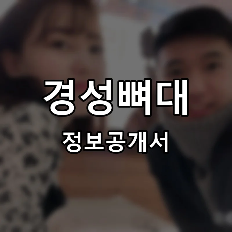 경성뼈대 프랜차이즈 창업 비용 정보공개서 요약