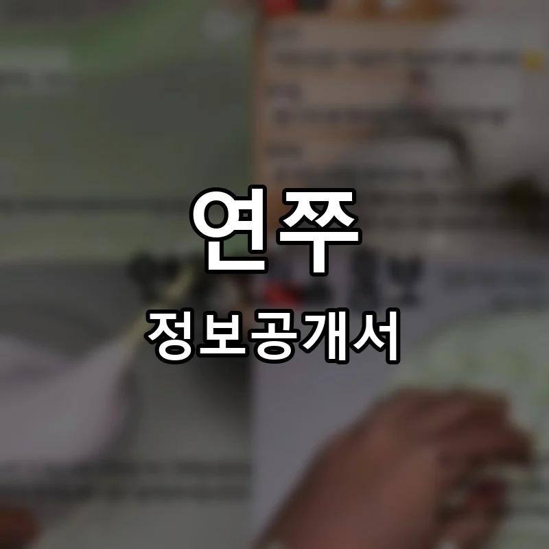 연쭈 프랜차이즈 창업 비용 정보공개서 요약