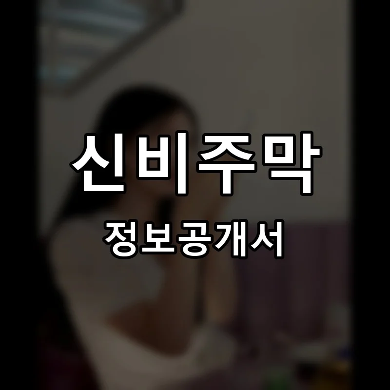 신비주막 프랜차이즈 창업 비용 정보공개서 요약