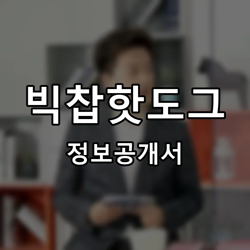 빅찹핫도그 프랜차이즈 창업 비용 정보공개서 요약