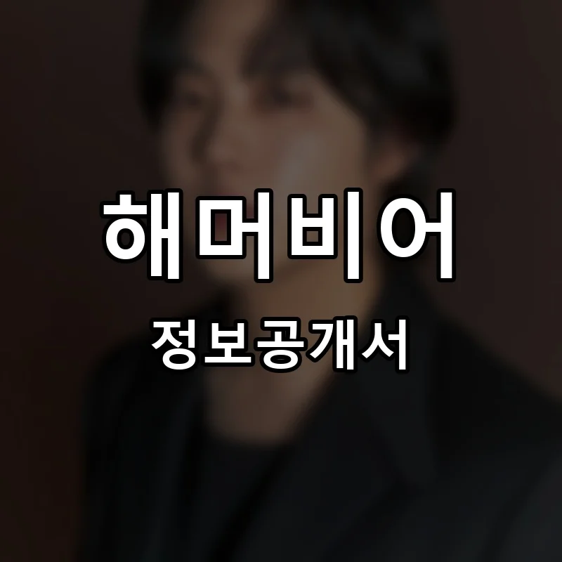 해머비어 프랜차이즈 창업 비용 정보공개서 요약
