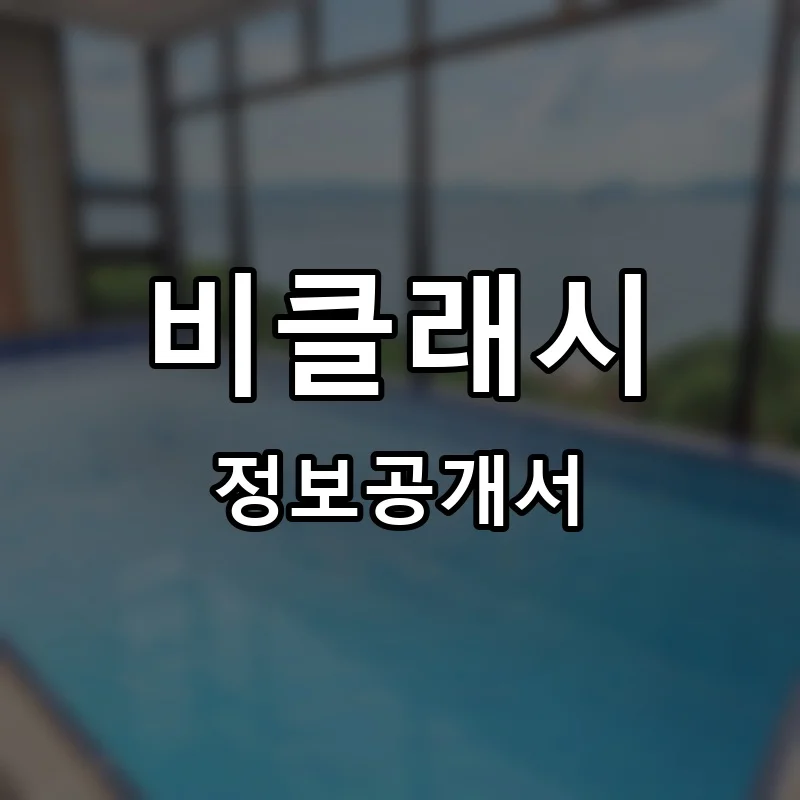 비클래시(BE CLASSY) 프랜차이즈 창업 비용 정보공개서 요약