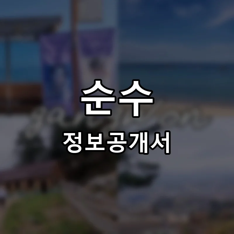 호텔순수 프랜차이즈 정보공개서