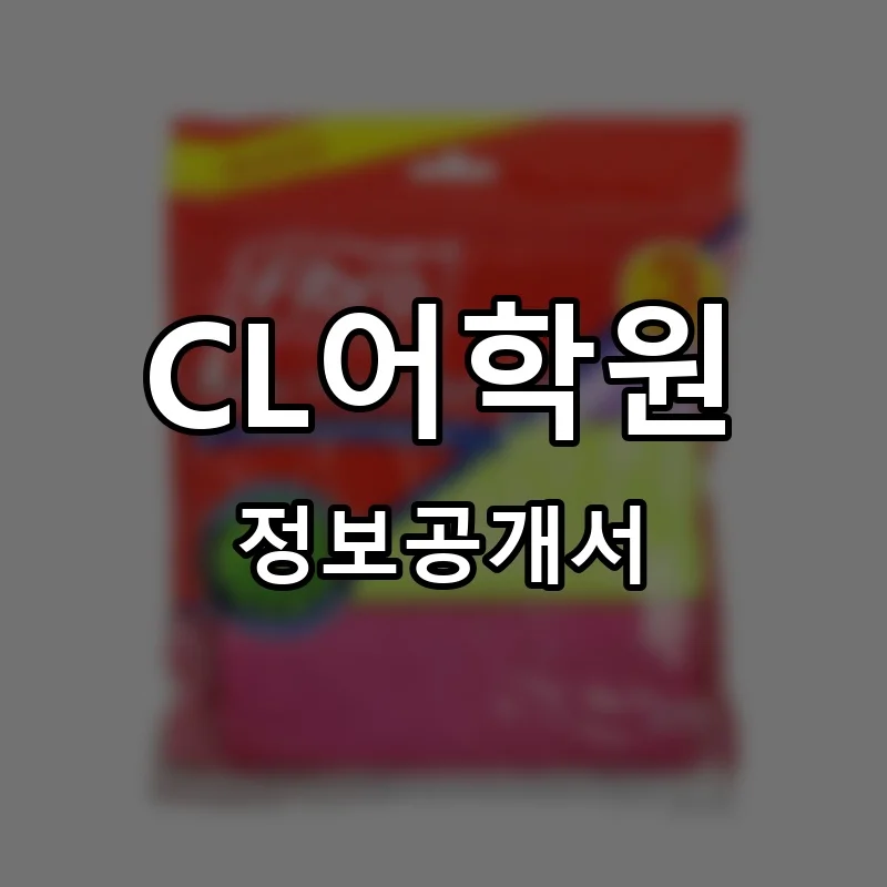 CL어학원 창업 프랜차이즈 정보공개서 요약 2026.04.24