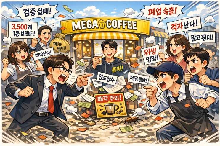 개인정보 논란 속 메가커피, 예비 점주의 안전한 선택은?