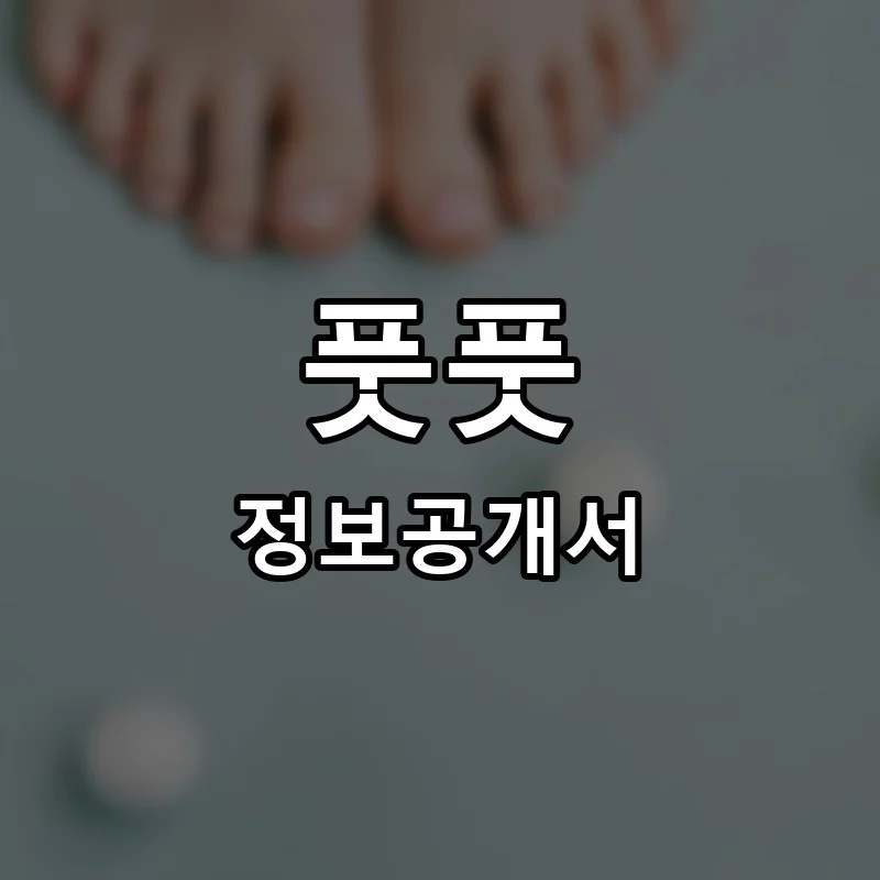 풋풋한 리쌤 (FRESH FOOT LEE SSAEM) 프랜차이즈 창업 비용 정보공개서 요약