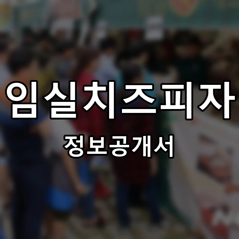 임실치즈피자 프랜차이즈 정보공개서