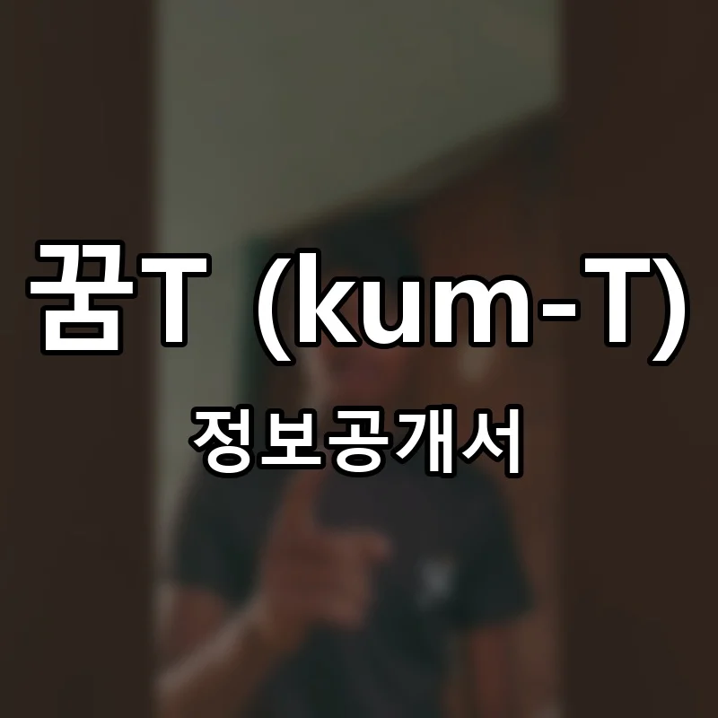 꿈T (kum-T) 프랜차이즈 창업 비용 정보공개서 요약