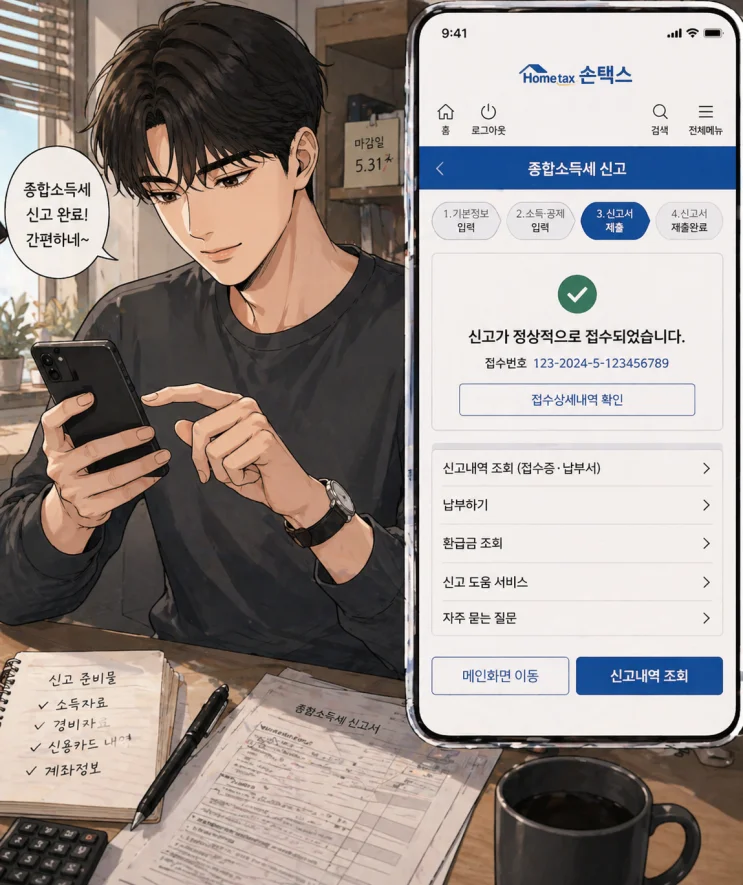 2026년 종합소득세 종소세 신고 방법과 환급의 모든 것