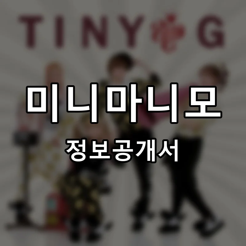 미니마니모 프랜차이즈 창업 비용 정보공개서 요약