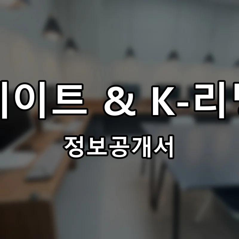 K-디베이트 & K-리딩학원 창업 프랜차이즈 정보공개서 요약 2026.05.20