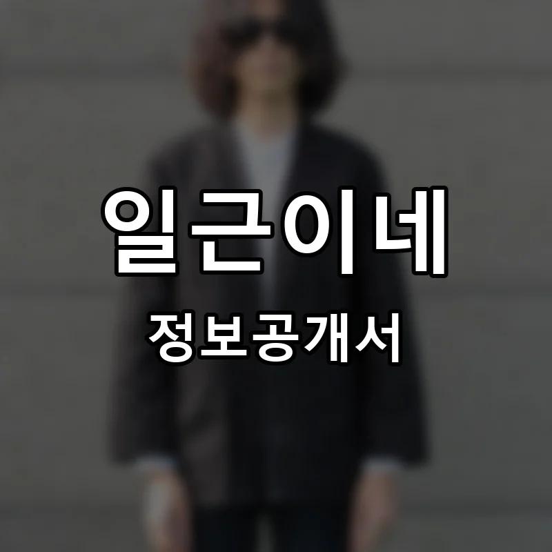 일근이네 프랜차이즈 창업 비용 정보공개서 요약