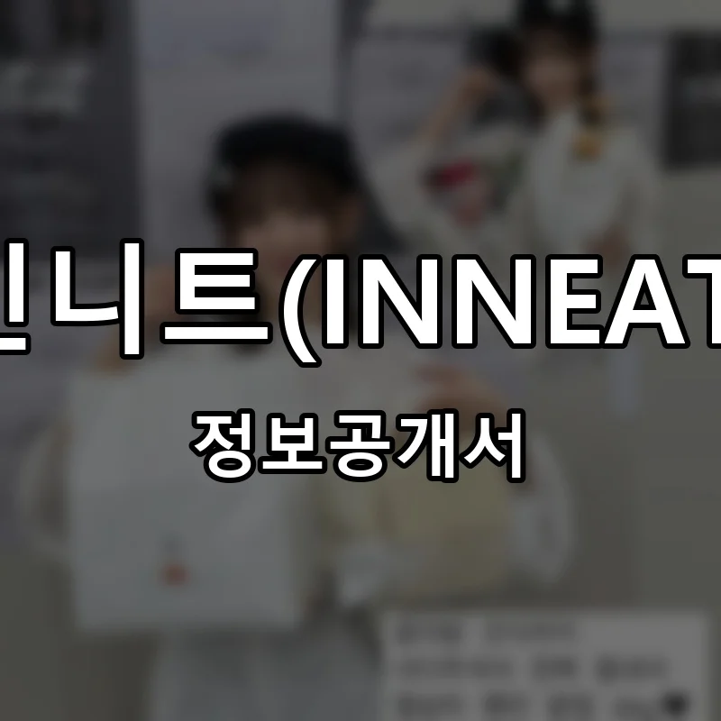 인니트(INNEAT) 프랜차이즈 창업 비용 정보공개서 요약