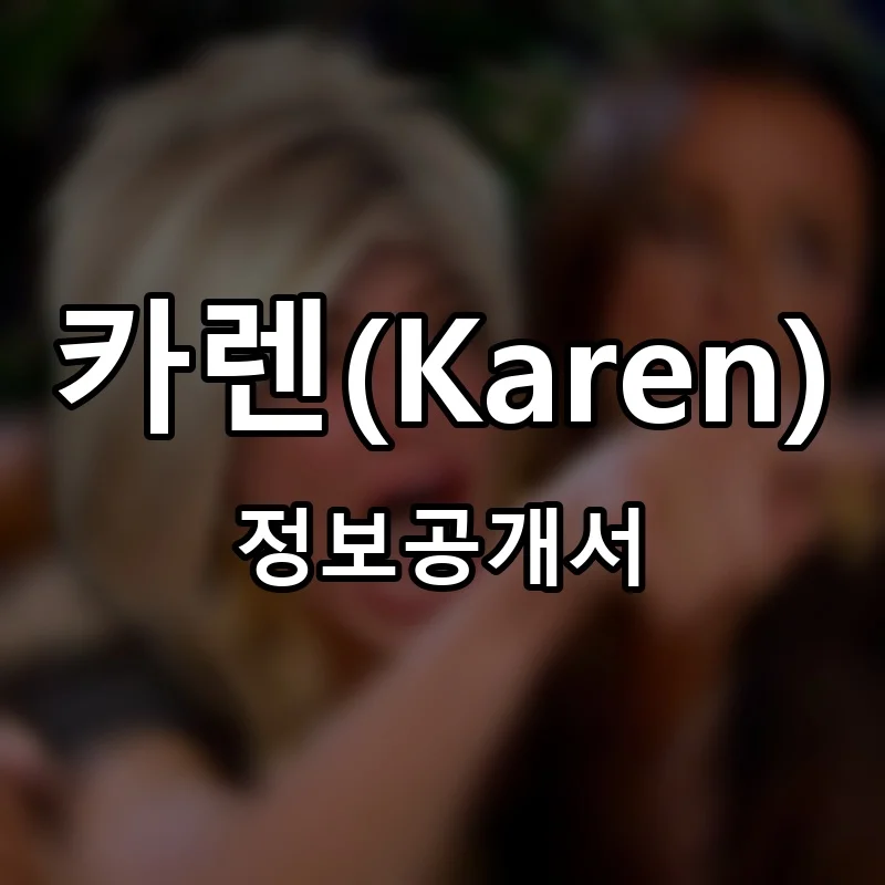 카렌(Karen) 프랜차이즈 창업 비용 정보공개서 요약