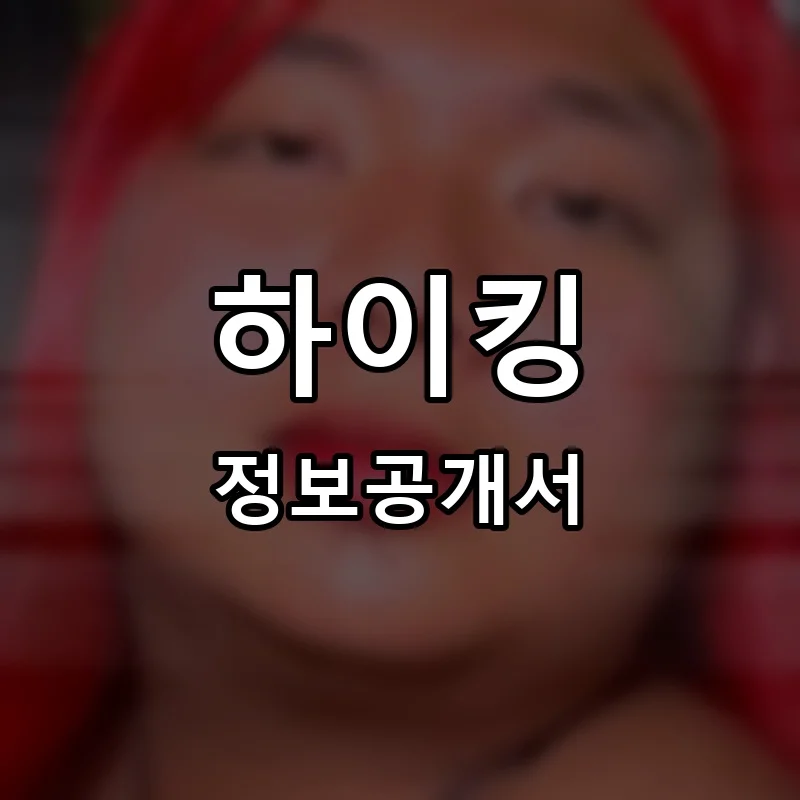 하이킹 프랜차이즈 정보공개서