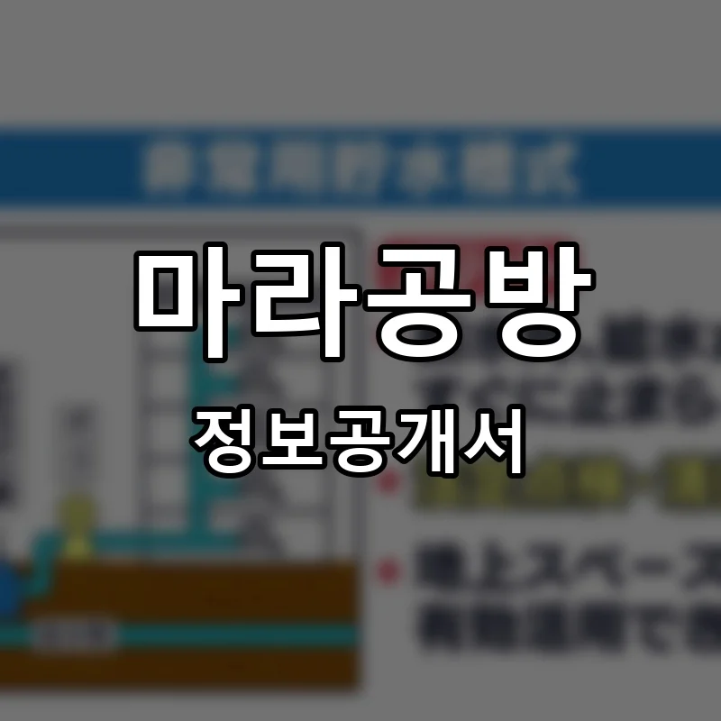 마라공방 프랜차이즈 창업 비용 정보공개서 요약