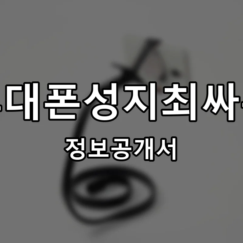 휴대폰성지최싸폰 프랜차이즈 창업 비용 정보공개서 요약