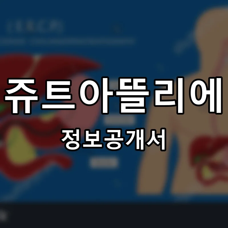 쥬트아뜰리에 프랜차이즈 창업 비용 정보공개서 요약