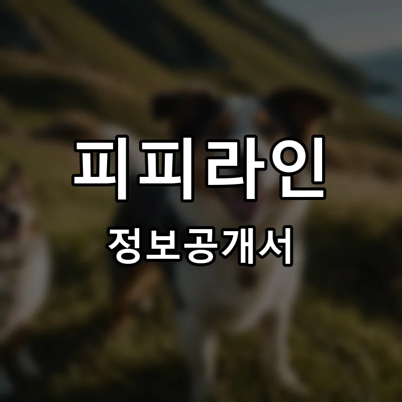 피피라인(PP.LINE) 프랜차이즈 창업 비용 정보공개서 요약