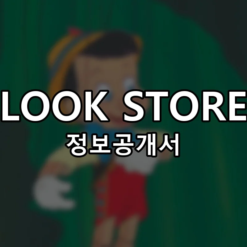 LOOK STORE 창업 프랜차이즈 정보공개서 요약 2026.06.12