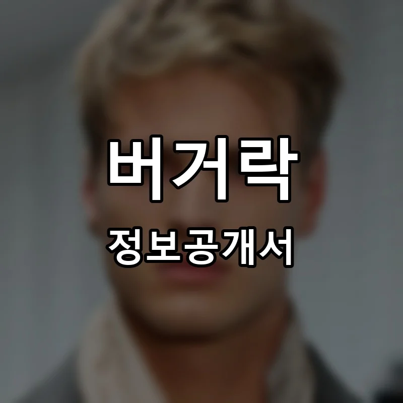 버거락 프랜차이즈 창업 비용 정보공개서 요약