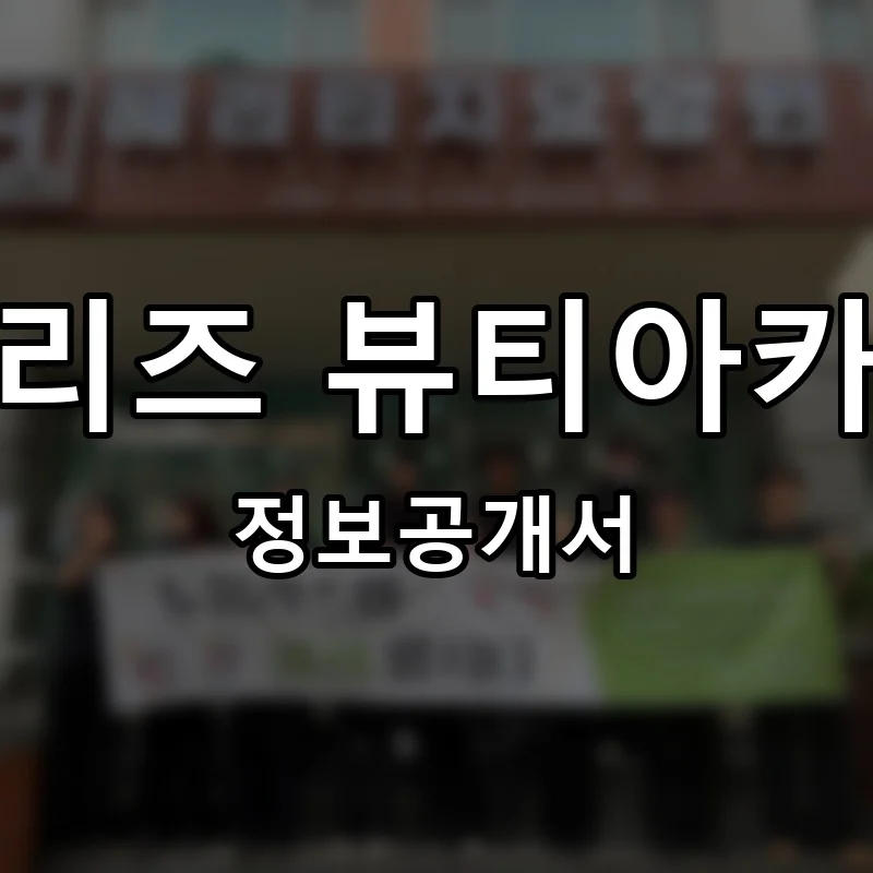 노블리즈 뷰티아카데미 프랜차이즈 창업 비용 정보공개서 요약
