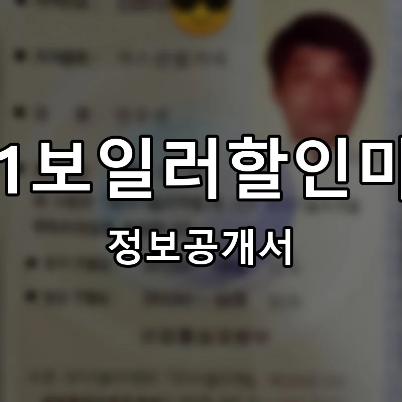 911보일러할인마트 창업 프랜차이즈 정보공개서 요약 2025.11.25