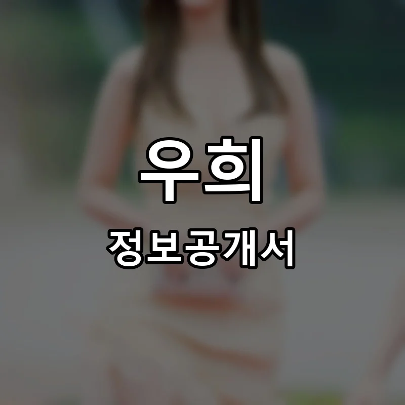 우희 프랜차이즈 창업 비용 정보공개서 요약