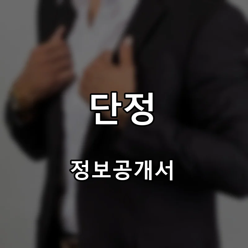 단정 창업 프랜차이즈 정보공개서 요약 2025.07.15