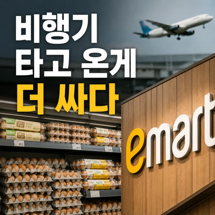 비행기 타고 미국산 계란, 5천원 후반대로 가격 혁신