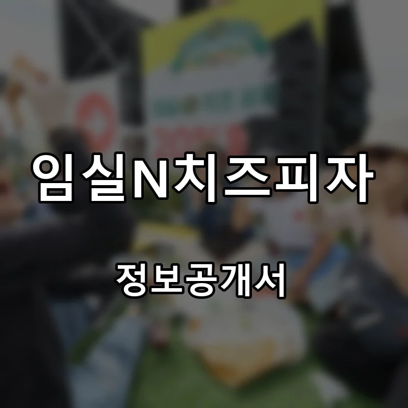 임실N치즈피자 프랜차이즈 창업 비용 정보공개서 요약