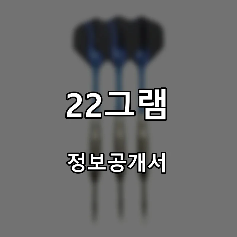 22그램 프랜차이즈 창업 비용 정보공개서 요약