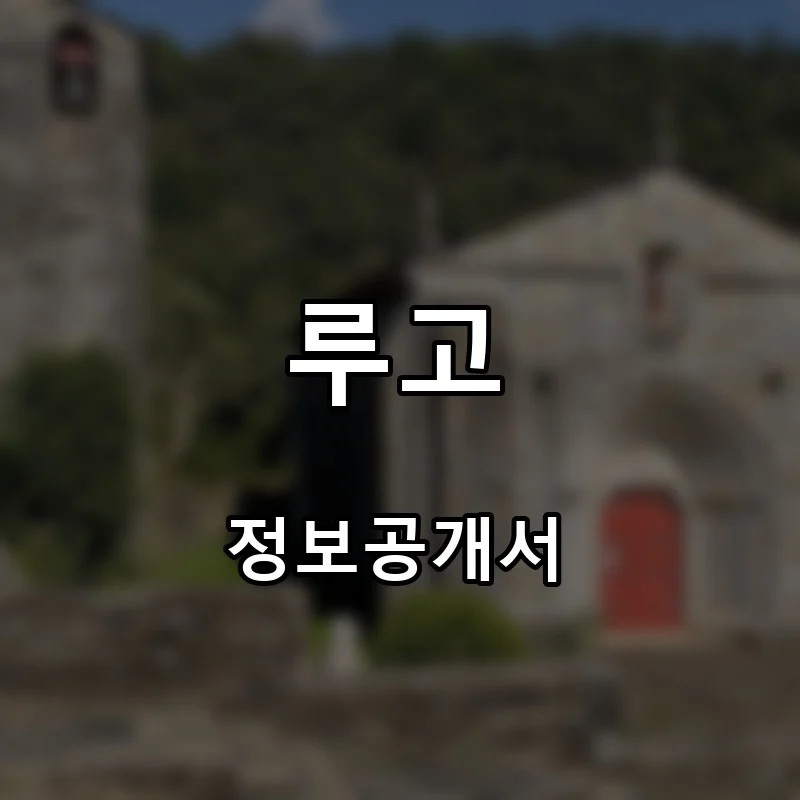 루고 프랜차이즈 창업 비용 정보공개서 요약