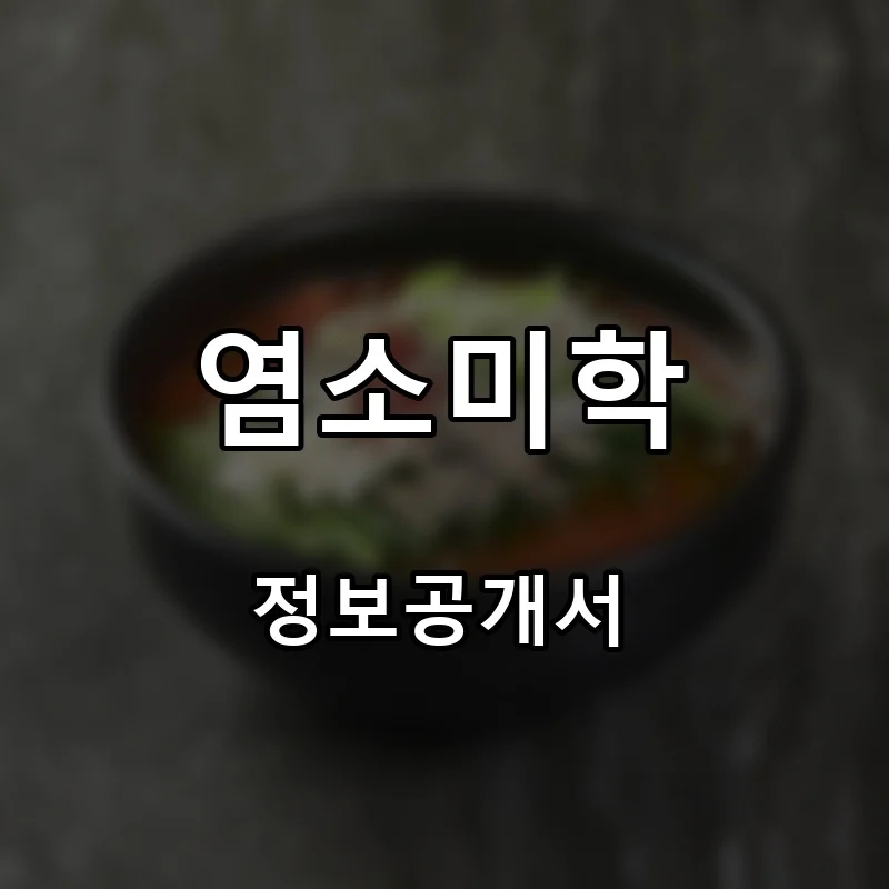 염소미학 프랜차이즈 창업 비용 정보공개서 요약
