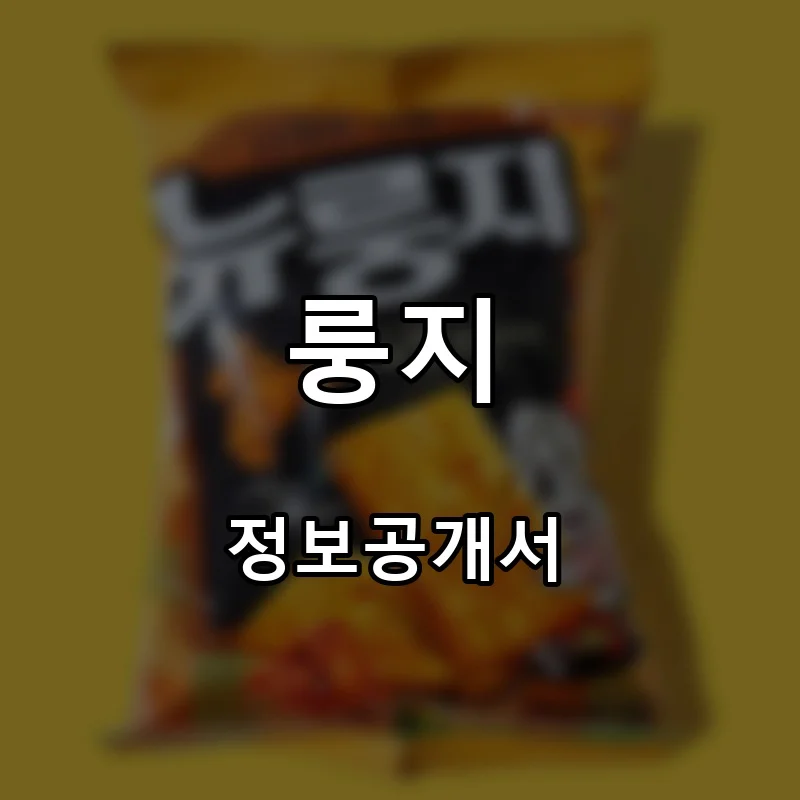룽지 프랜차이즈 창업 비용 정보공개서 요약