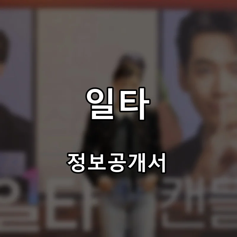 일타 프랜차이즈 창업 비용 정보공개서 요약