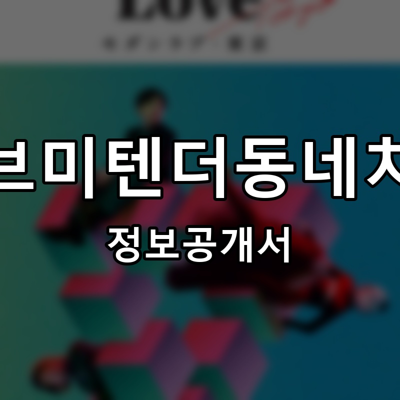 러브미텐더동네치킨 프랜차이즈 정보공개서 요약