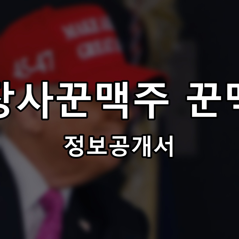 장사꾼맥주 꾼맥 프랜차이즈 정보공개서 요약