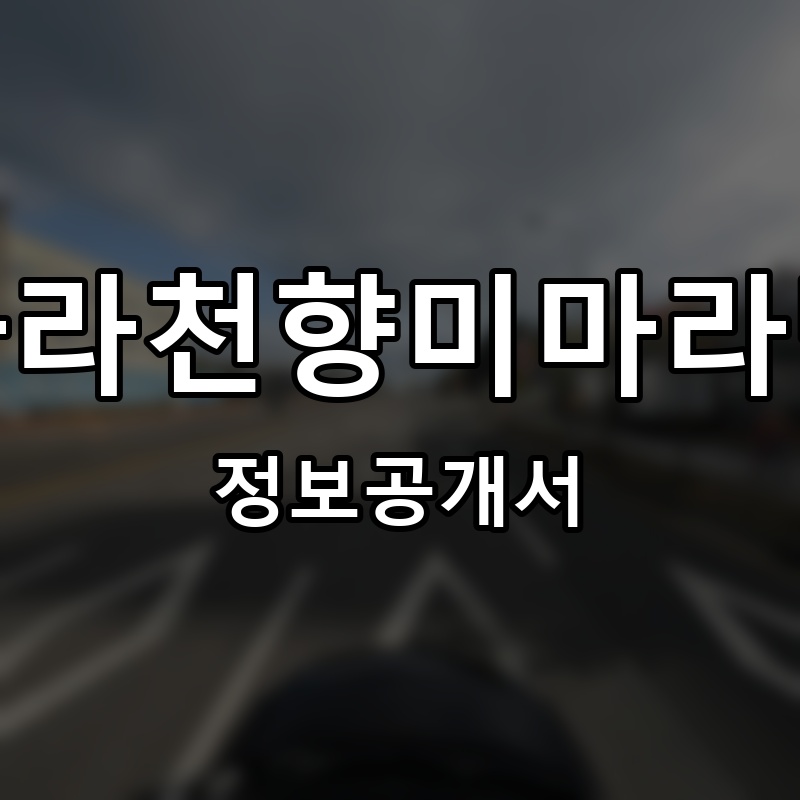 마라천향미마라탕 프랜차이즈 정보공개서 요약