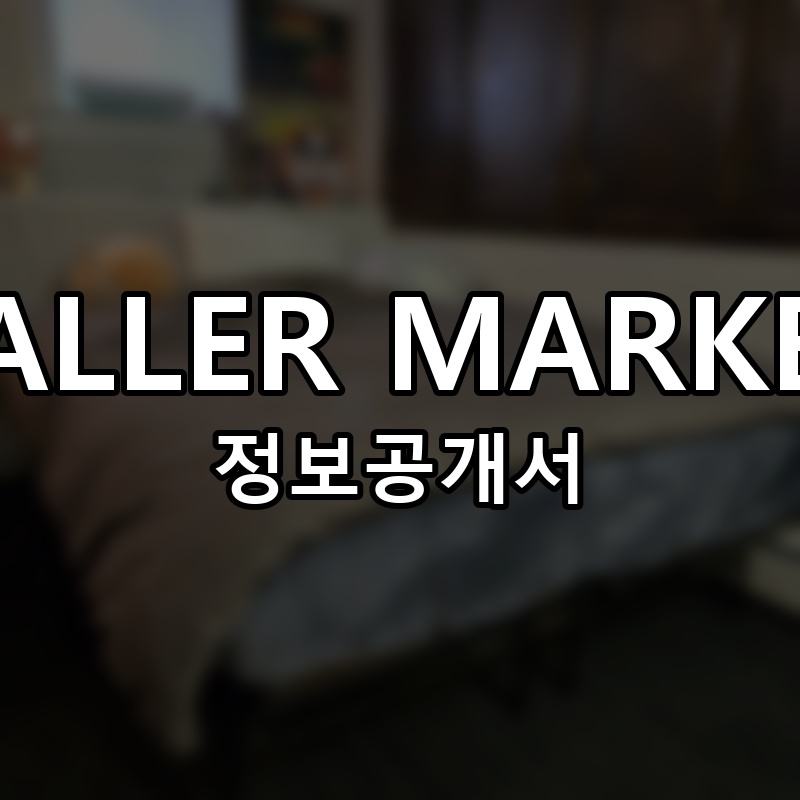 SALLER MARKET(샐러마켓) 프랜차이즈 정보공개서 요약