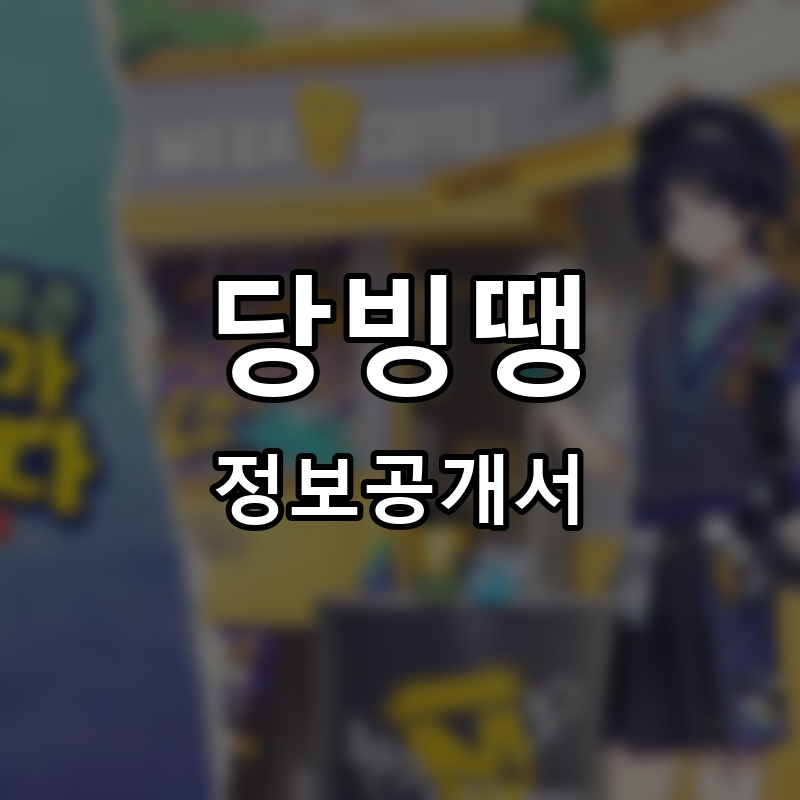 당빙뗑 프랜차이즈 정보공개서 요약